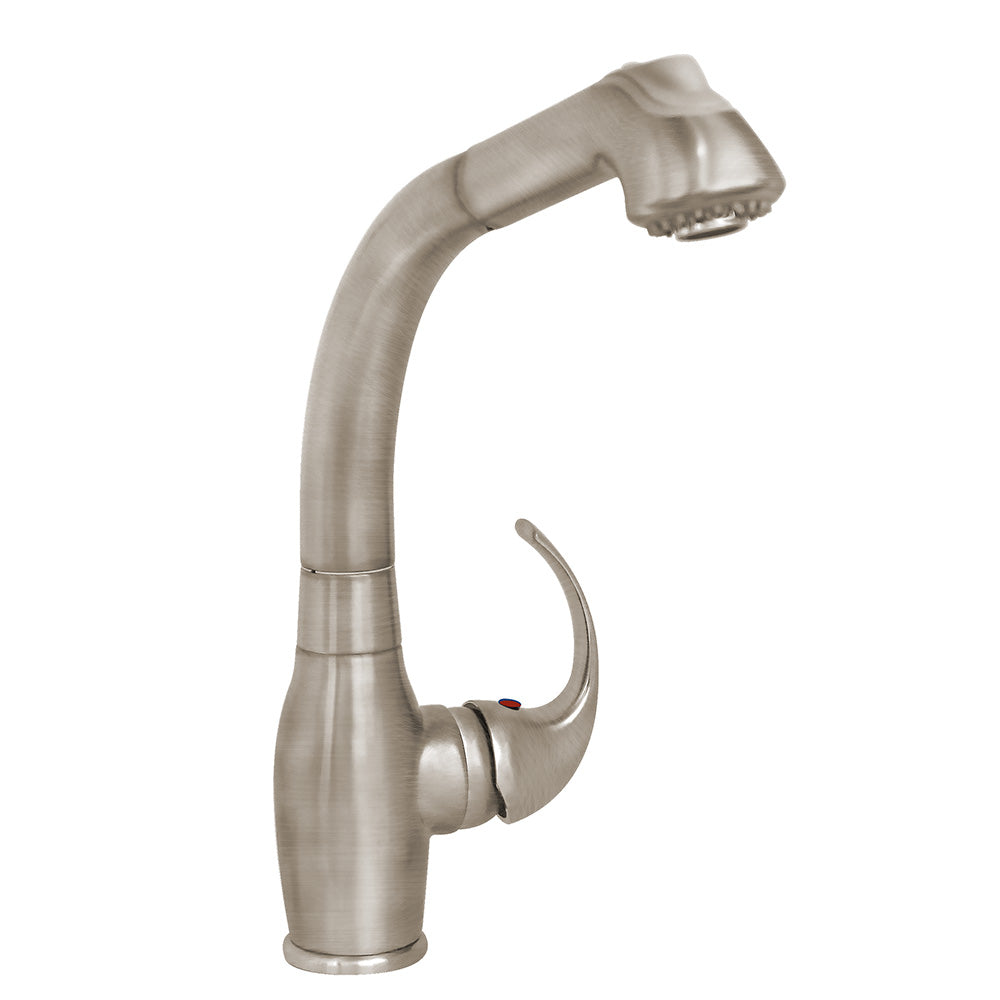 Metrohaus Single Lever Kitchen Faucet with Pull-Out Spray Head