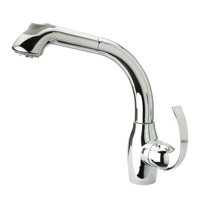 Metrohaus Single Lever Kitchen Faucet with Pull-Out Spray Head